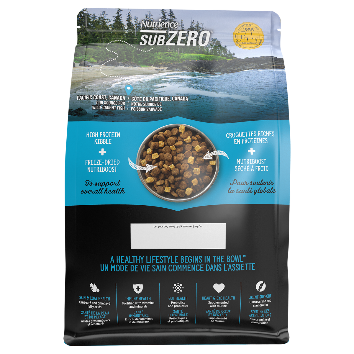 Nutrience SubZero pour chiens, Pacifique canadien,1,8 kg - La niche&amp;moi