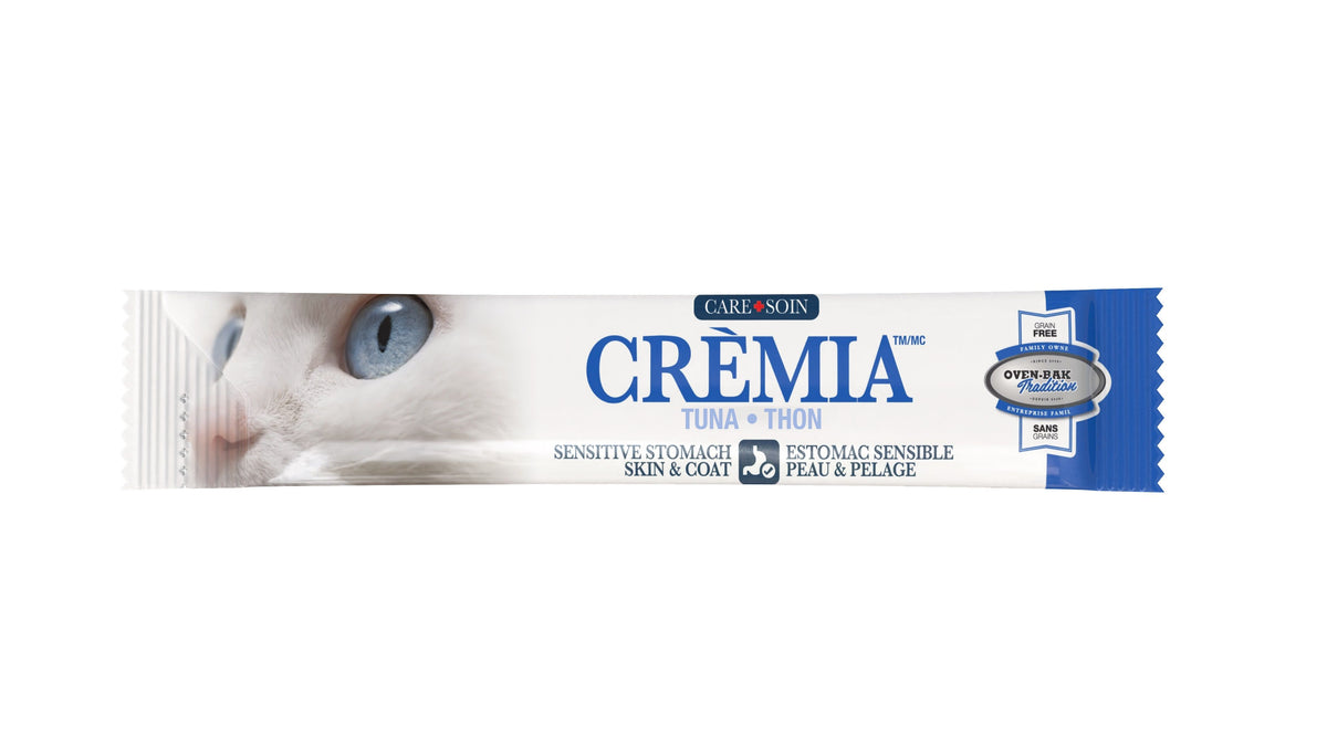 Obt Crèmia Gâteries à Lécher Pour Chat, Sans Grains, Peau Et Estomac - Thon 12x15g - La niche&amp;moi