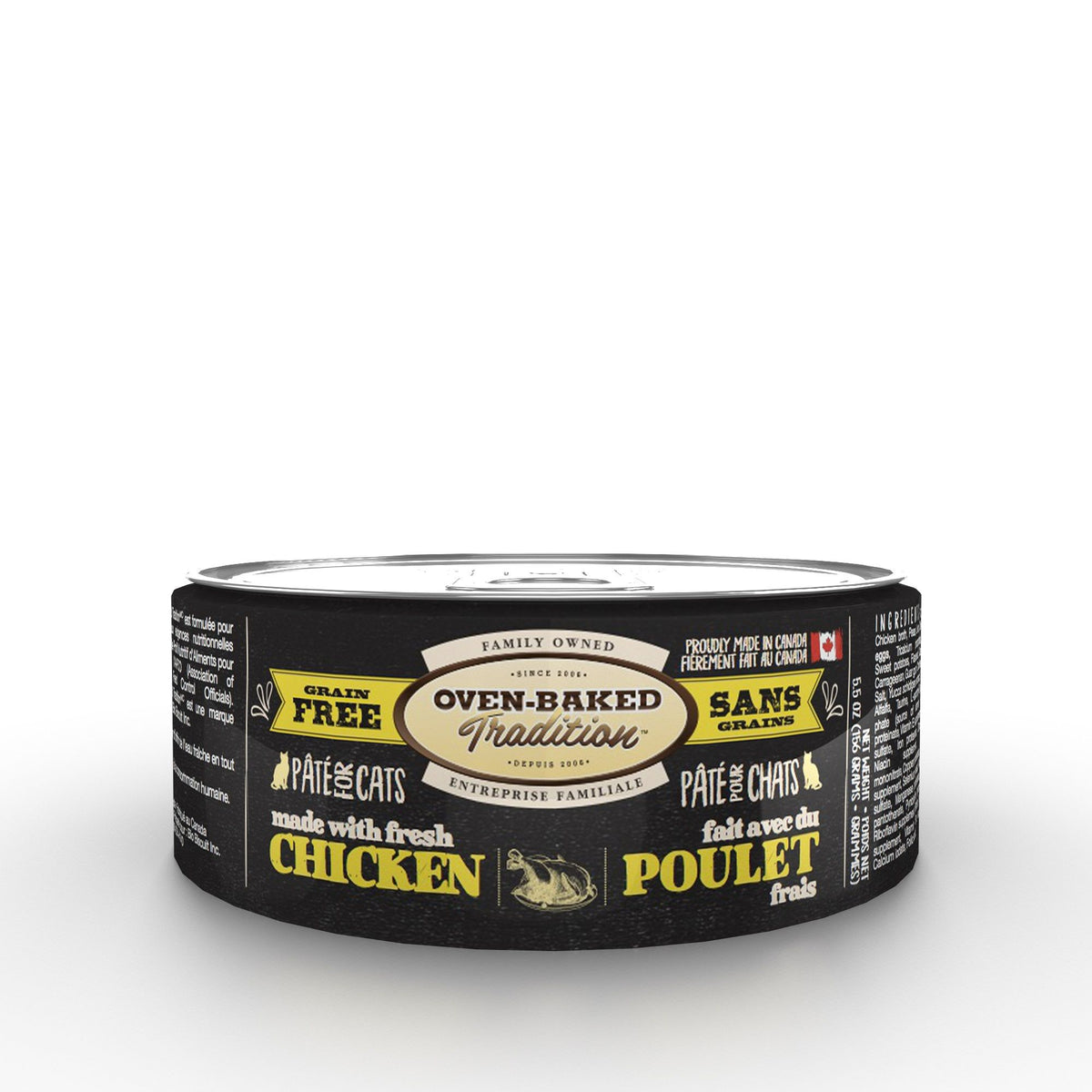Obt Nourriture En Conserves Pour Chat, Pâté De Poulet 5.5oz - La niche&amp;moi