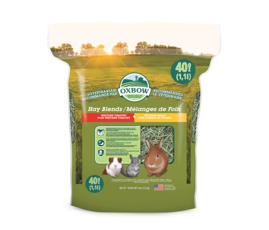 Oxbow Mélange De Foin Timothy Occidental Et De Verger 40oz - La niche&moi