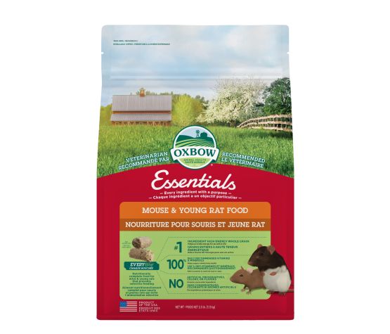 Oxbow Essentials - Nourriture Pour Souris / Jeune Rat 2.5 Lb - La niche&amp;moi