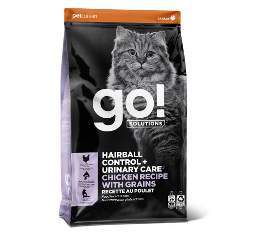 Petcurean Go! Hairball Control + Urinary Care Chicken Recipe For Cat 3 Lbs