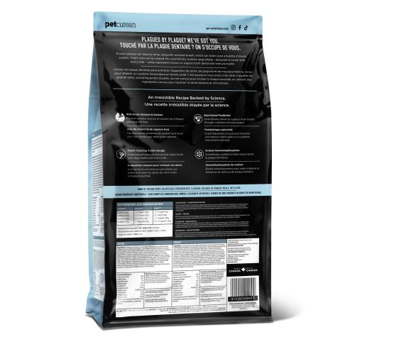 Petcurean Go! Dental + Immune Health Chicken And Salmon Recipe With Grains For Dog 4 Lbs