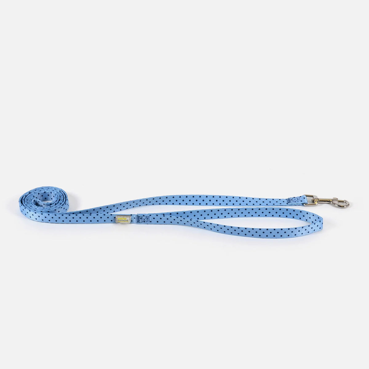 Laisse pour petits chiens MINI BLEU POLKA 2XS - La niche&amp;moi