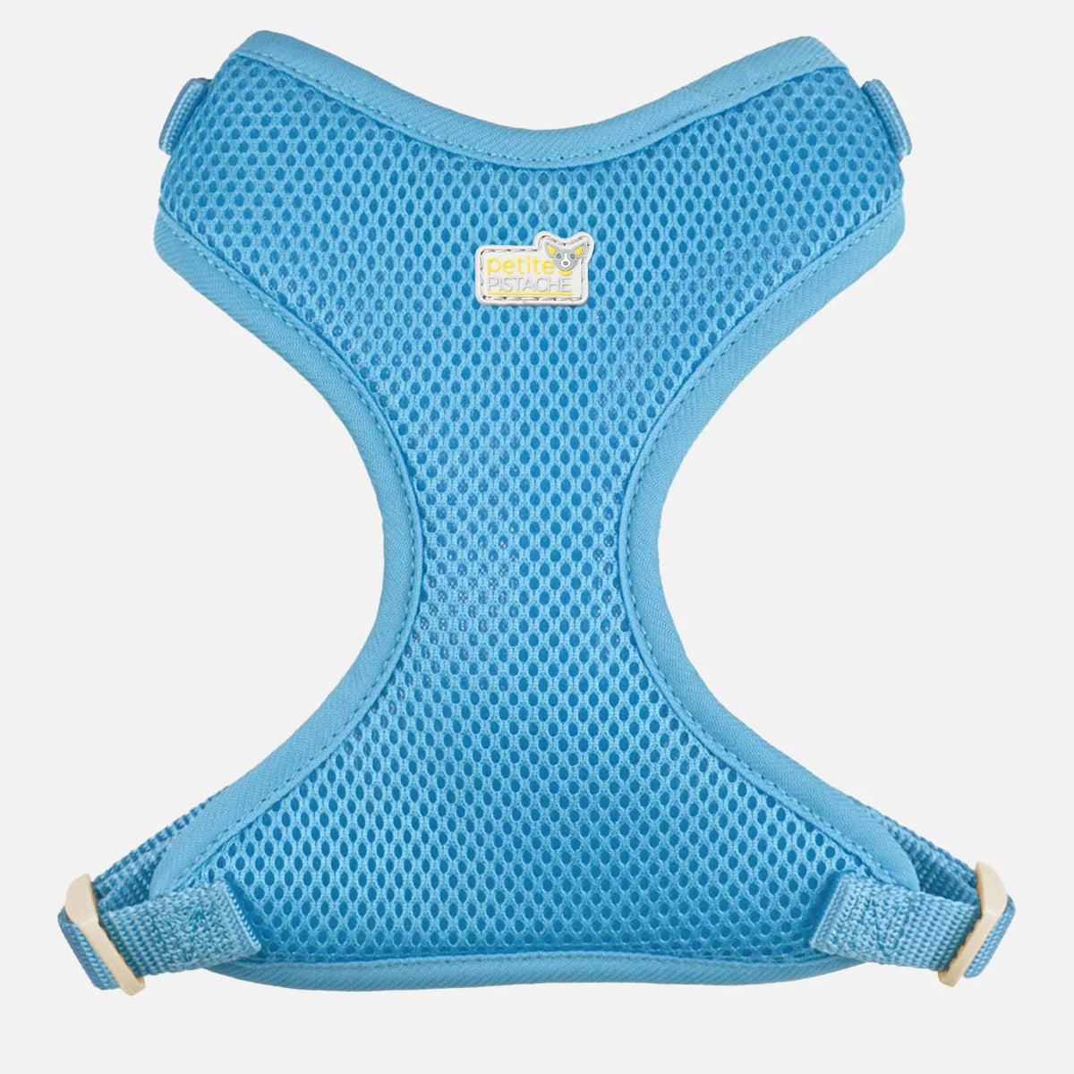 Harnais en maille Petite Pistache pour très petits chiens BLEU XS - La niche&amp;moi