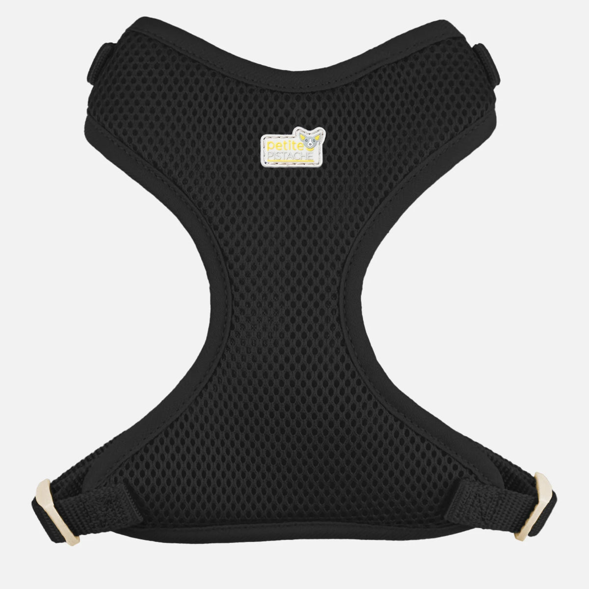 Harnais en maille Petite Pistache pour très petits chiens NOIR XS - La niche&amp;moi