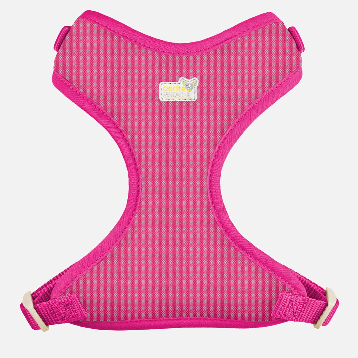 Harnais réglable Petite Pistache pour très petits chiens Carreaux Vichy 2XS - La niche&amp;moi