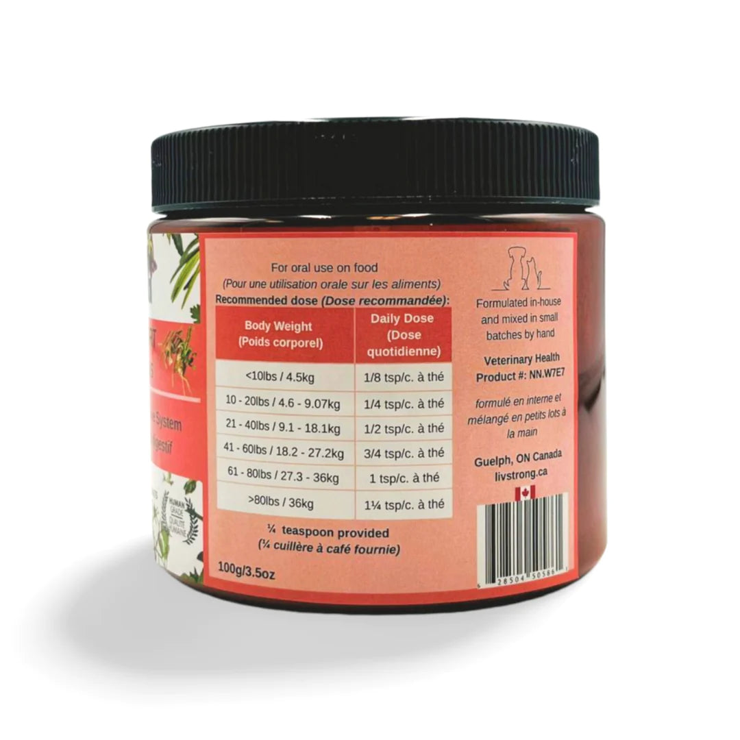 Livstrong Soutien du Pancreas 100g - La niche&amp;moi