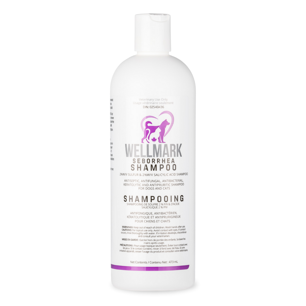 Shampooing pour la séborrhée Wellmark 473ml - La niche&amp;moi