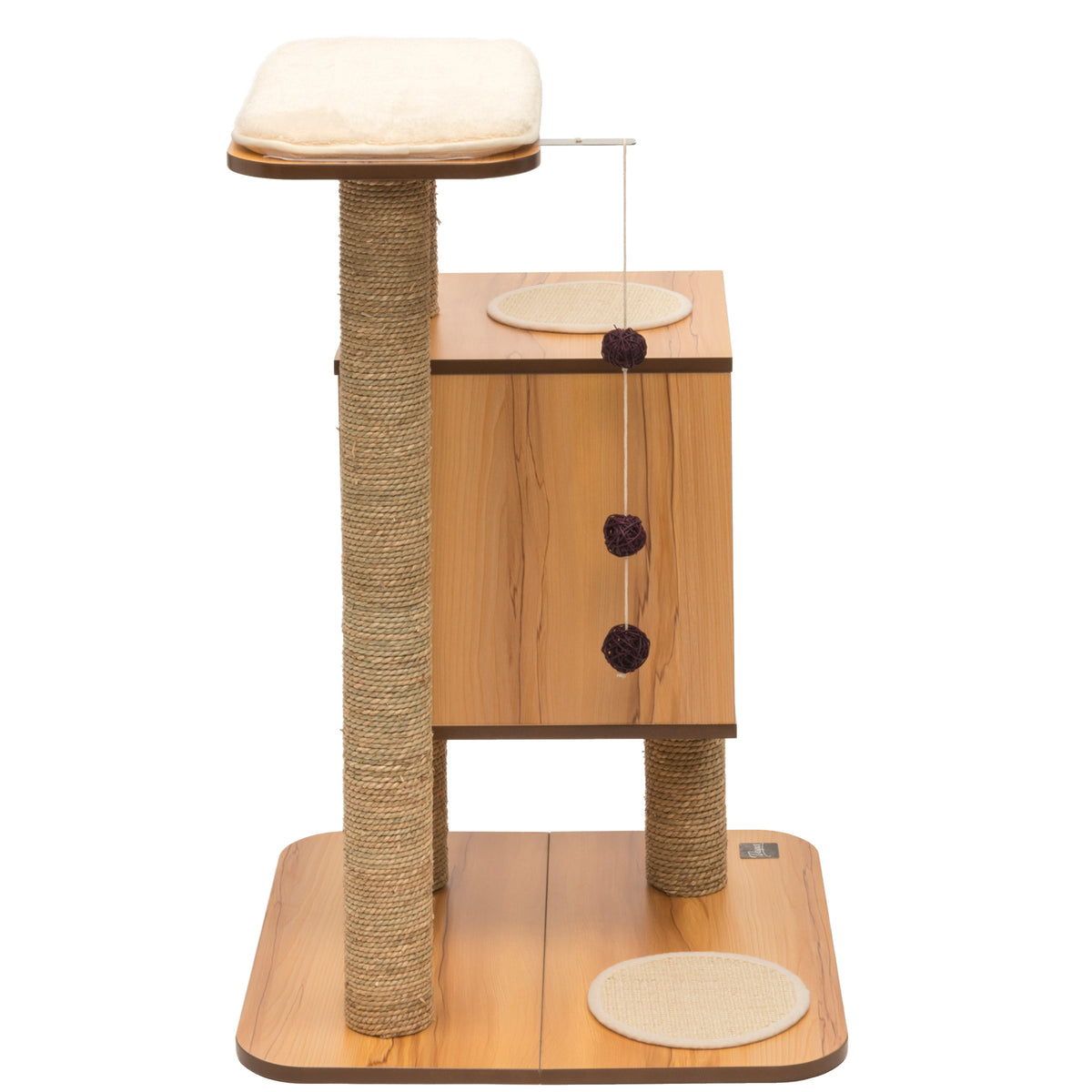 Meuble V-Base Vesper, noyer, 55,5 x 56 x 81,5 cm - La niche&amp;moi