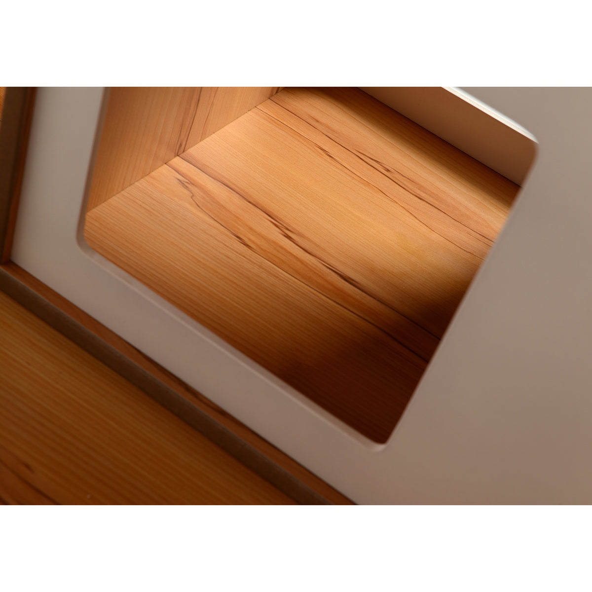 Meuble V-Double Vesper, noyer, 65 x 65 x 103,5 cm - La niche&amp;moi