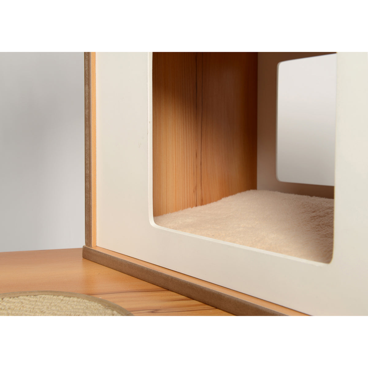 Meuble V-Double Vesper, noyer, 65 x 65 x 103,5 cm - La niche&amp;moi