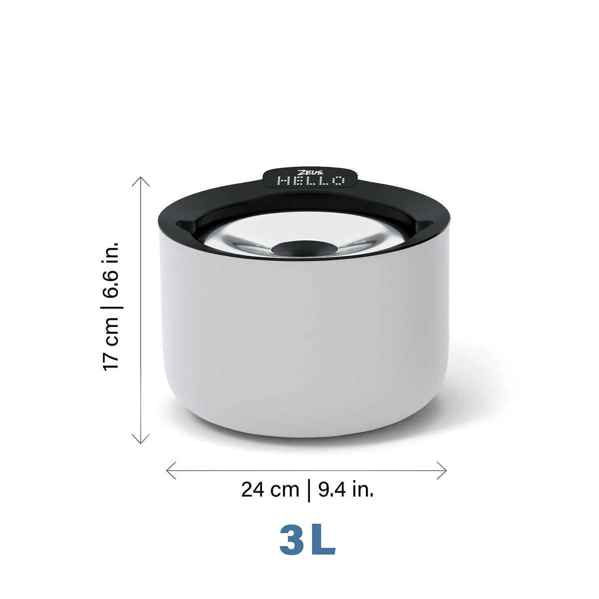 Abreuvoir intelligent Zeus Oasis Plus, 3 L - La niche&amp;moi