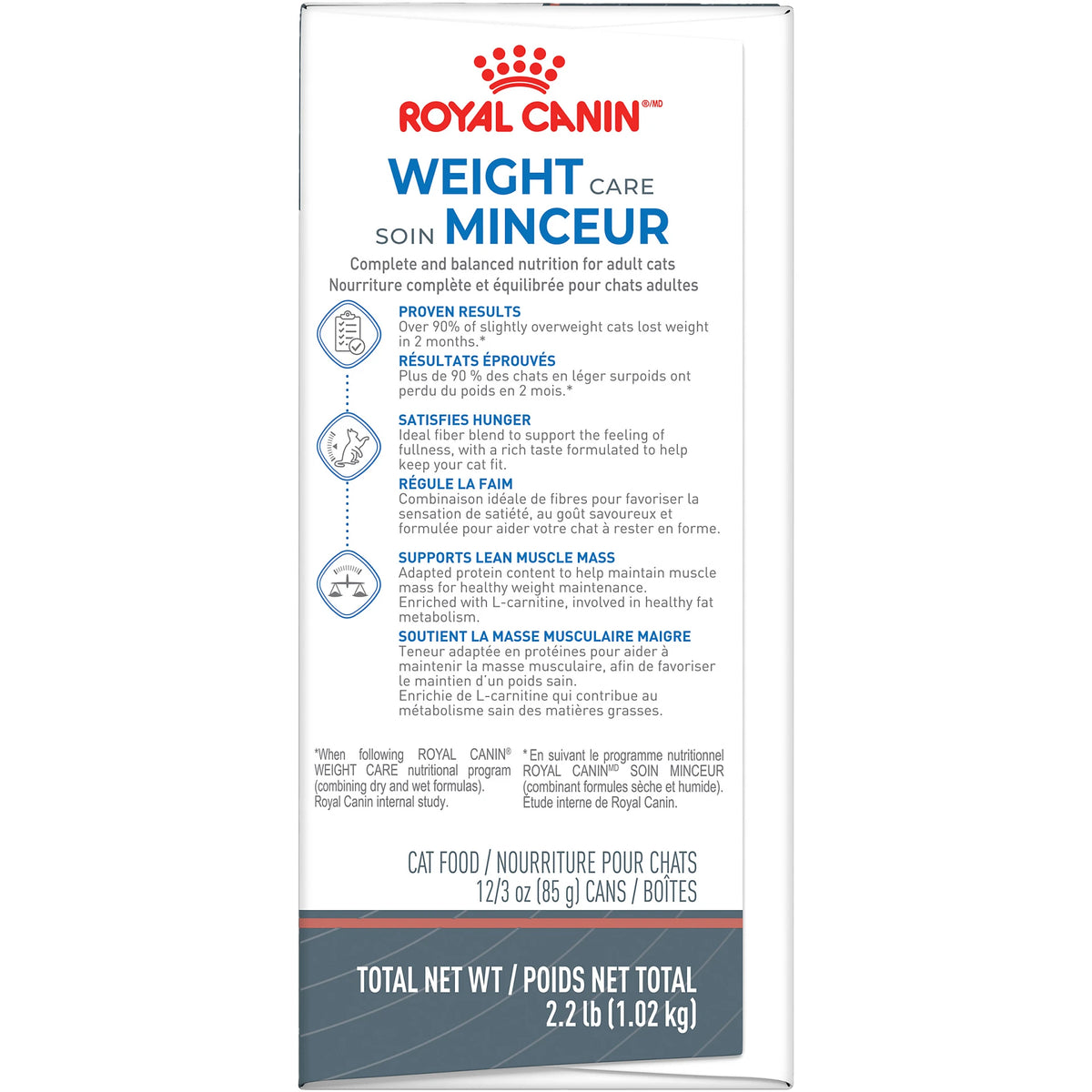 Royal Canin Soin Minceur pâté en sauce - Emballage de 12 boîtes, 85 g, (3 oz) - La niche&amp;moi