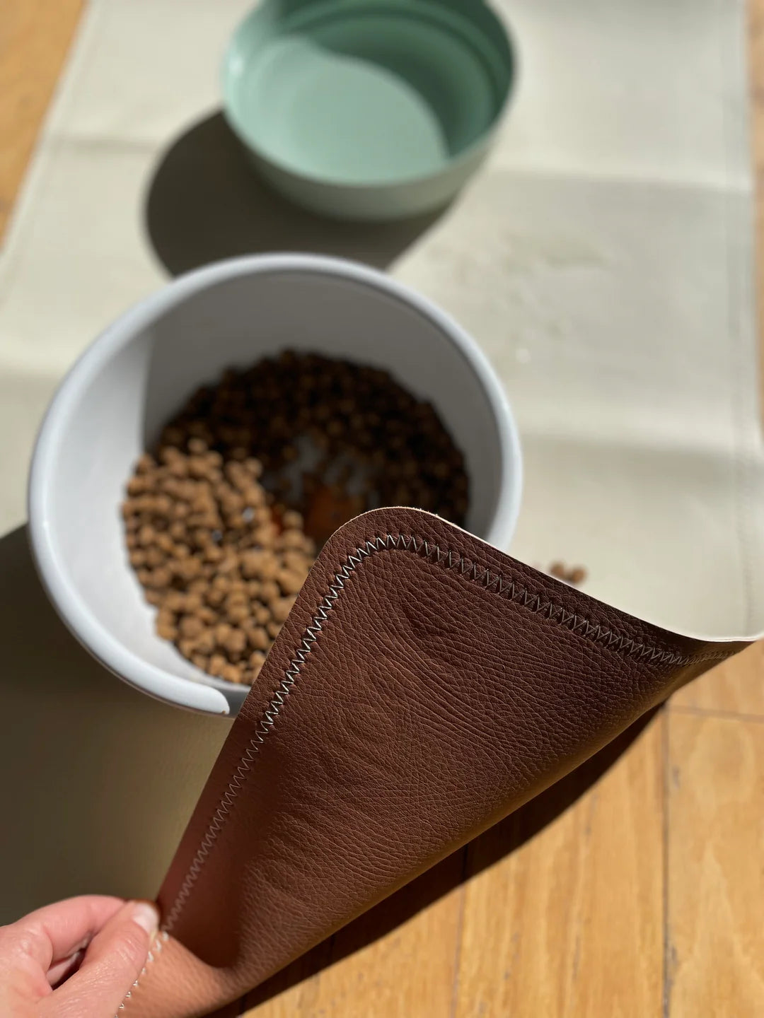 Tapis blanc + terra mini Uniklook - La niche&amp;moi