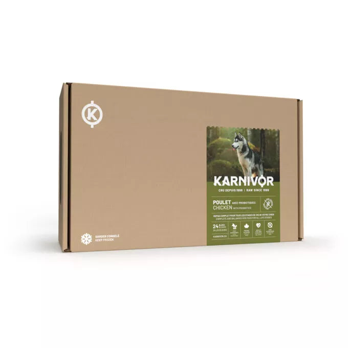 Poulet de Karnivor 24lb (24 blocs de 1lb)