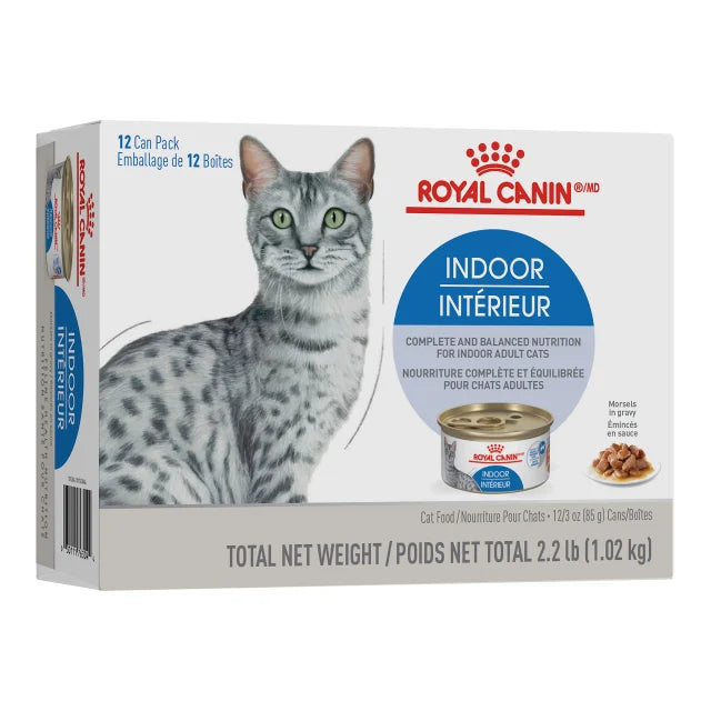 Royal Canin-Nourriture en conserve pour chats Intérieur Émincés en sauce 12 x 3oz - La niche&amp;moi