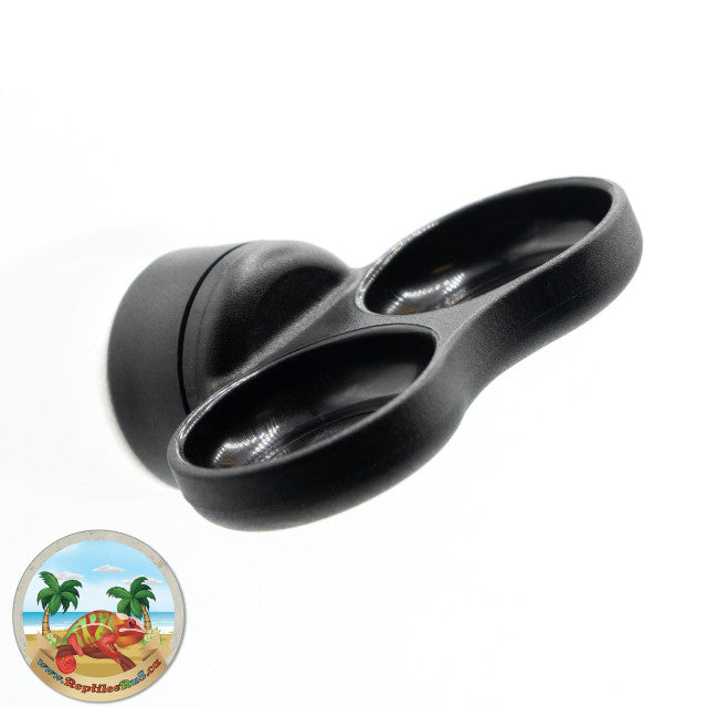 Pangea MicroDish - Kit de montage en surface - Plat d’alimentation pour gecko - Dual Extra Small - La niche&amp;moi