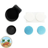 Pangea MicroDish - Kit de montage en surface - Plat d’alimentation pour geckos - Petit - La niche&amp;moi