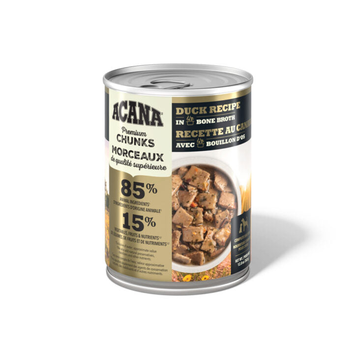 ACANA Chien Morceaux de canard/bouillon d’os 363 g - La niche&amp;moi