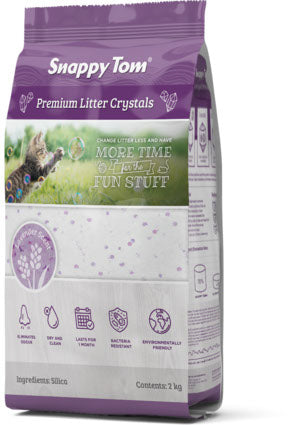 Snappy Tom Crystal Cat Litter - lavender 2 kg