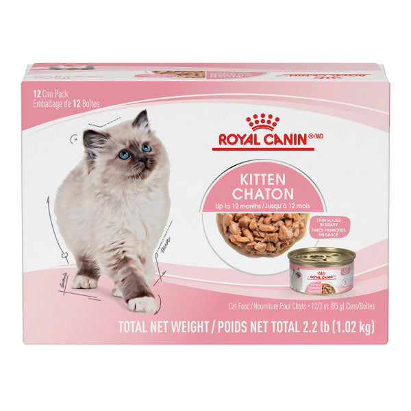 Royal Canin Tranches en sauce pour chaton multipack ( 12 x 85g) - La niche&amp;moi