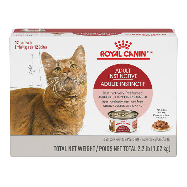 Royal Canin Tranches en sauce pour chat – adulte instinctif multipack (12 x 85g) - La niche&moi