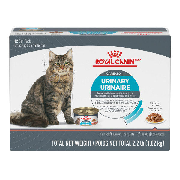 Royal Canin Tranches en sauce pour chat – soin urinaire mutipack (12 x 85g) - La niche&amp;moi