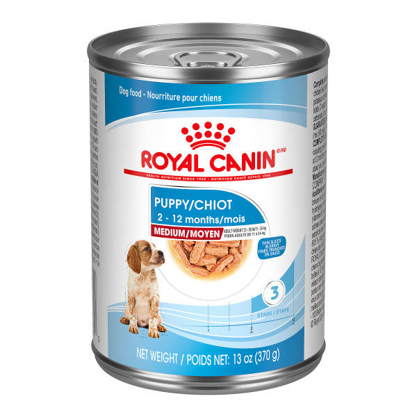 Royal Canin Medium Chiot - Tranches en Sauce 370g