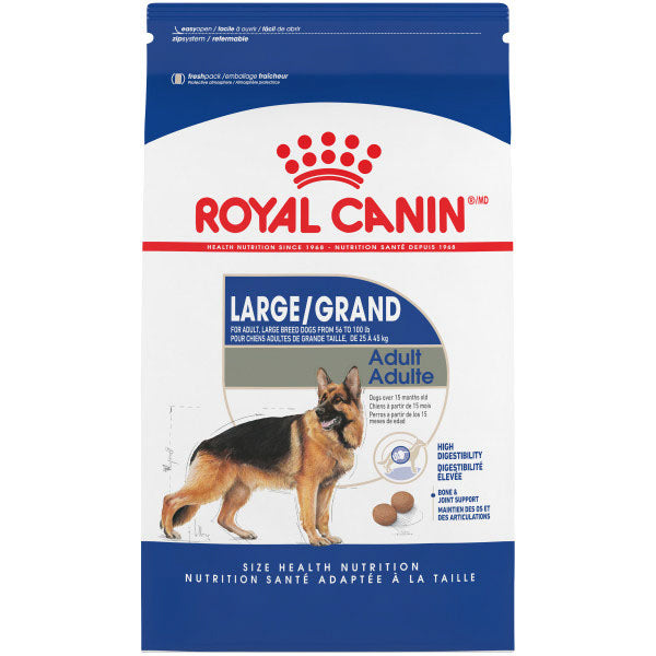 Royal Canin GRAND ADULTE – nourriture sèche pour chiens 40LB - La niche&amp;moi