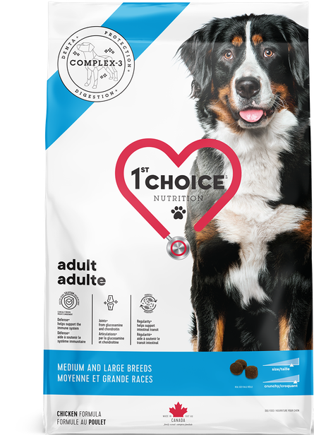 1st Choice Nourriture Pour Chien, Adulte, Moyenne Et Grande Races - Poulet 14kg