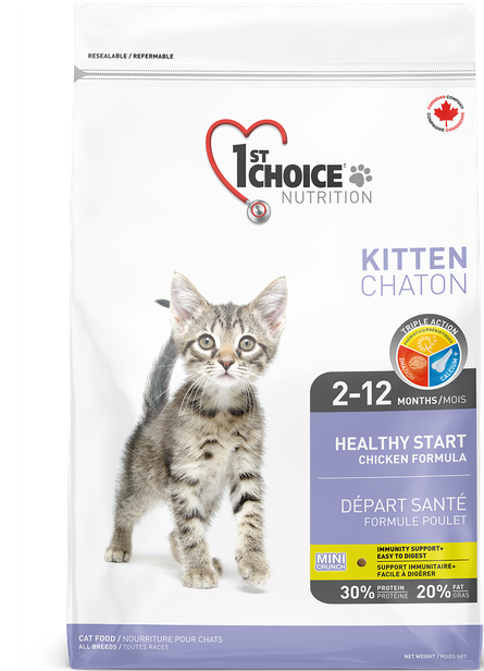 1st Choice Kitten Food, Healthy Start - Chicken 2,72kg