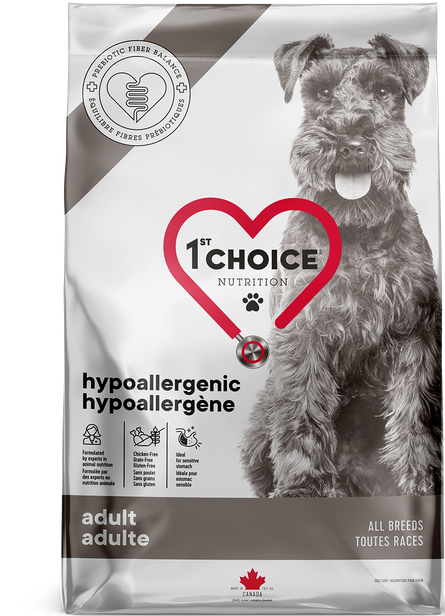 1st Choice Nourriture Pour Chien, Toutes Races, Hypoallergène - Canard Sans Grains