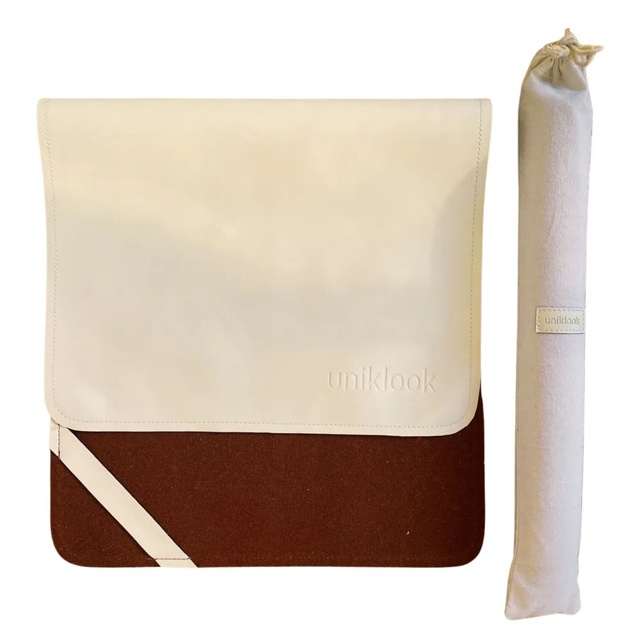 Tapis blanc + suède mini Uniklook - La niche&amp;moi