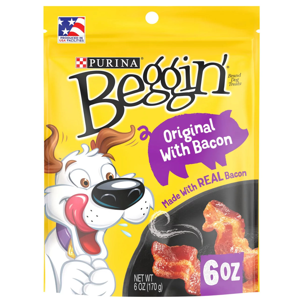 Beggin’ᴹᴰ Tranches avec Bacon Gâteries pour Chiens 170g - La niche&amp;moi