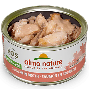 Almo Nature Natural pour Chat, Saumon au Bouillon 70 g. - La niche&amp;moi