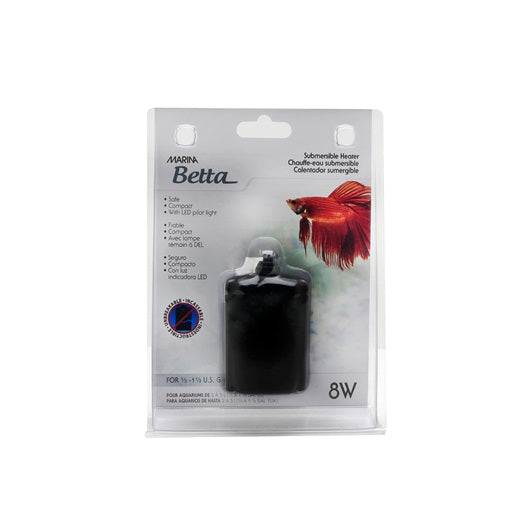 Chauffe-eau submersible pour aquarium Marina pour betta, 8 W - La niche&moi