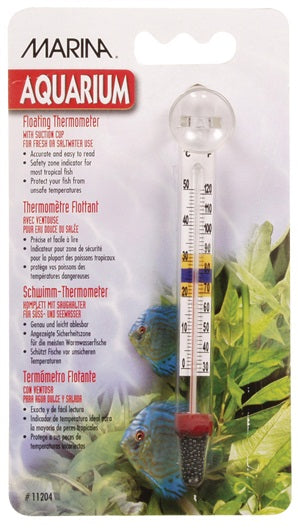 Marina Large Floating Thermometer with suction cup - Centigrade - Fahrenheit
