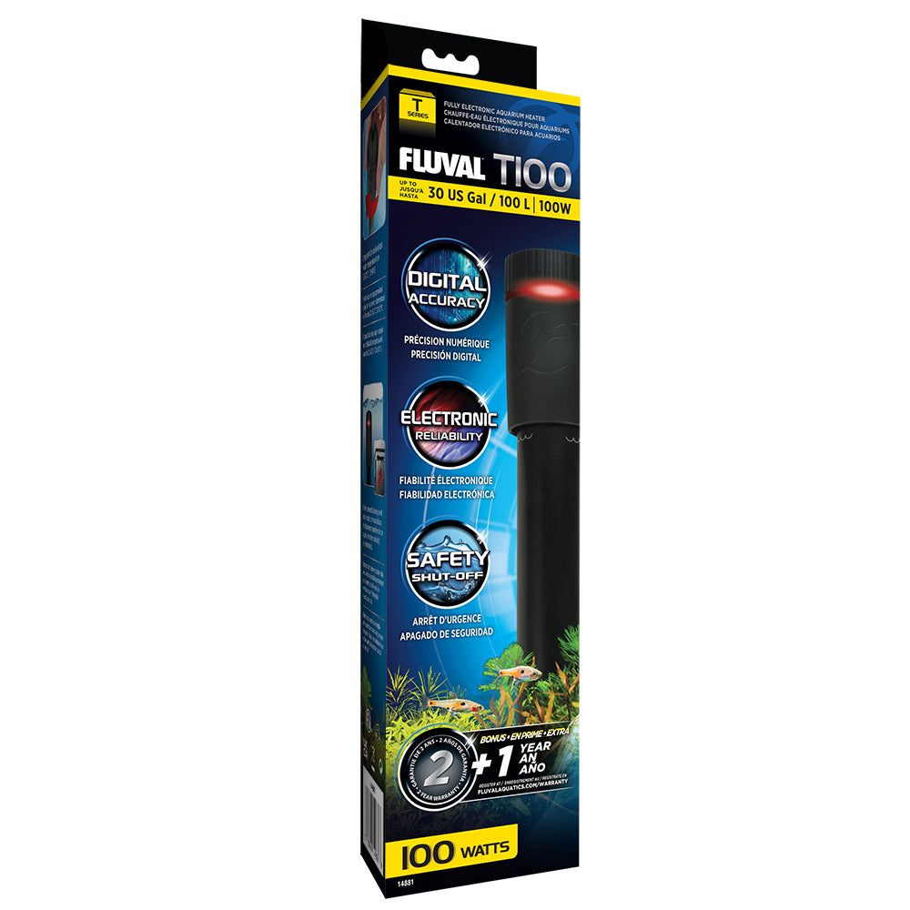 Fluval T100 Heater - 100W - up to 100L (26 US Gal)