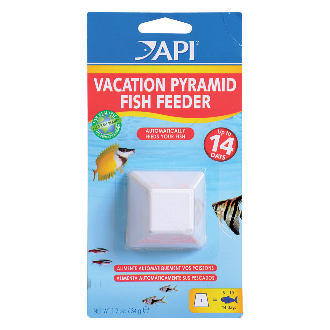 VACATION PYRAMID FISH FEEDER