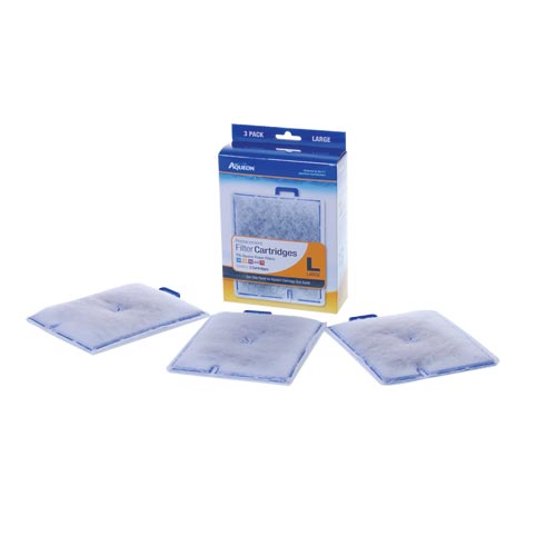 Cartouche de filtre de rechange Aqueon pour QuietFlow 20, 30, 50, 55, 75 - Grand - 3 pk - La niche&amp;moi