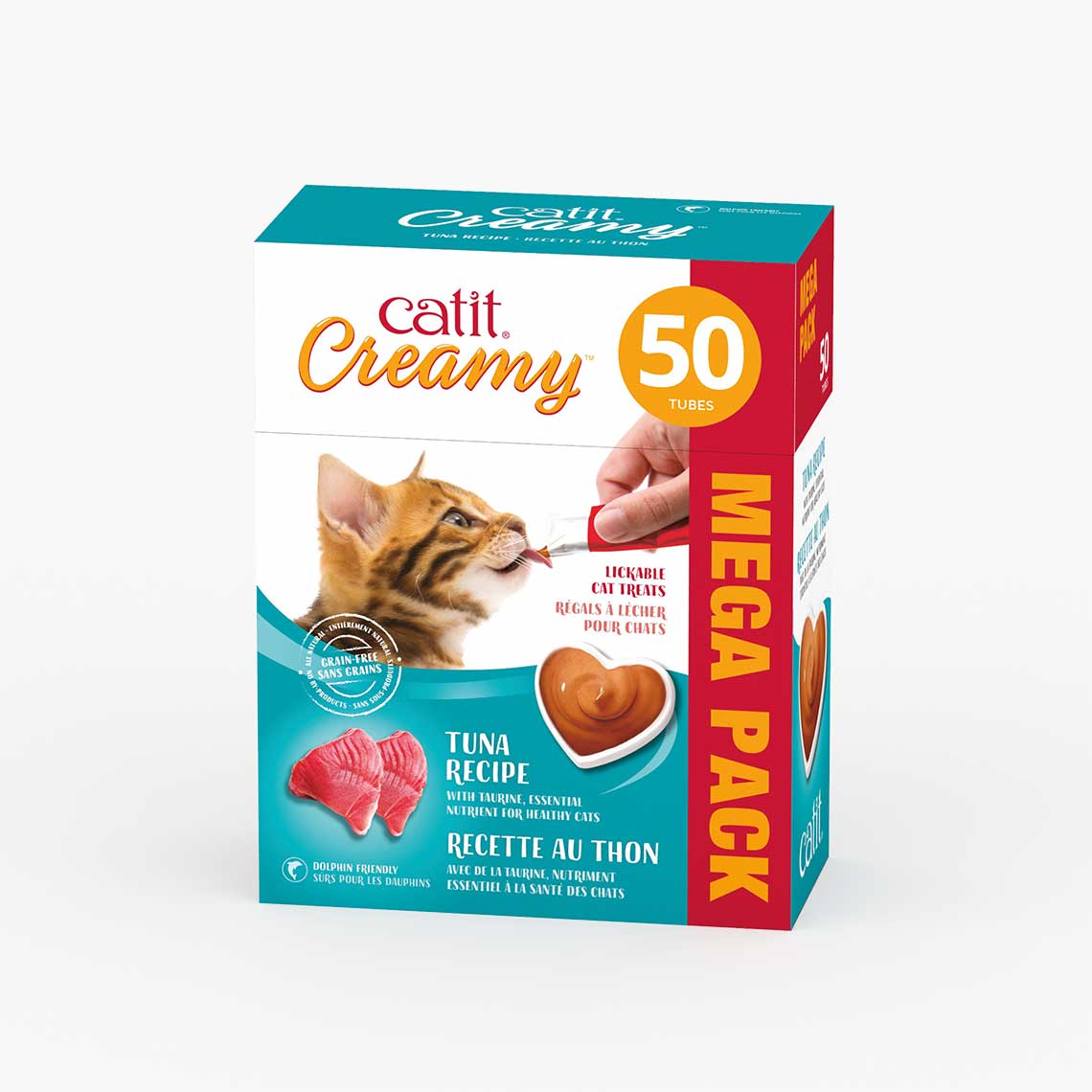 Régals Catit Creamy – paquet de 50 (Saveur Variée) - La niche&amp;moi