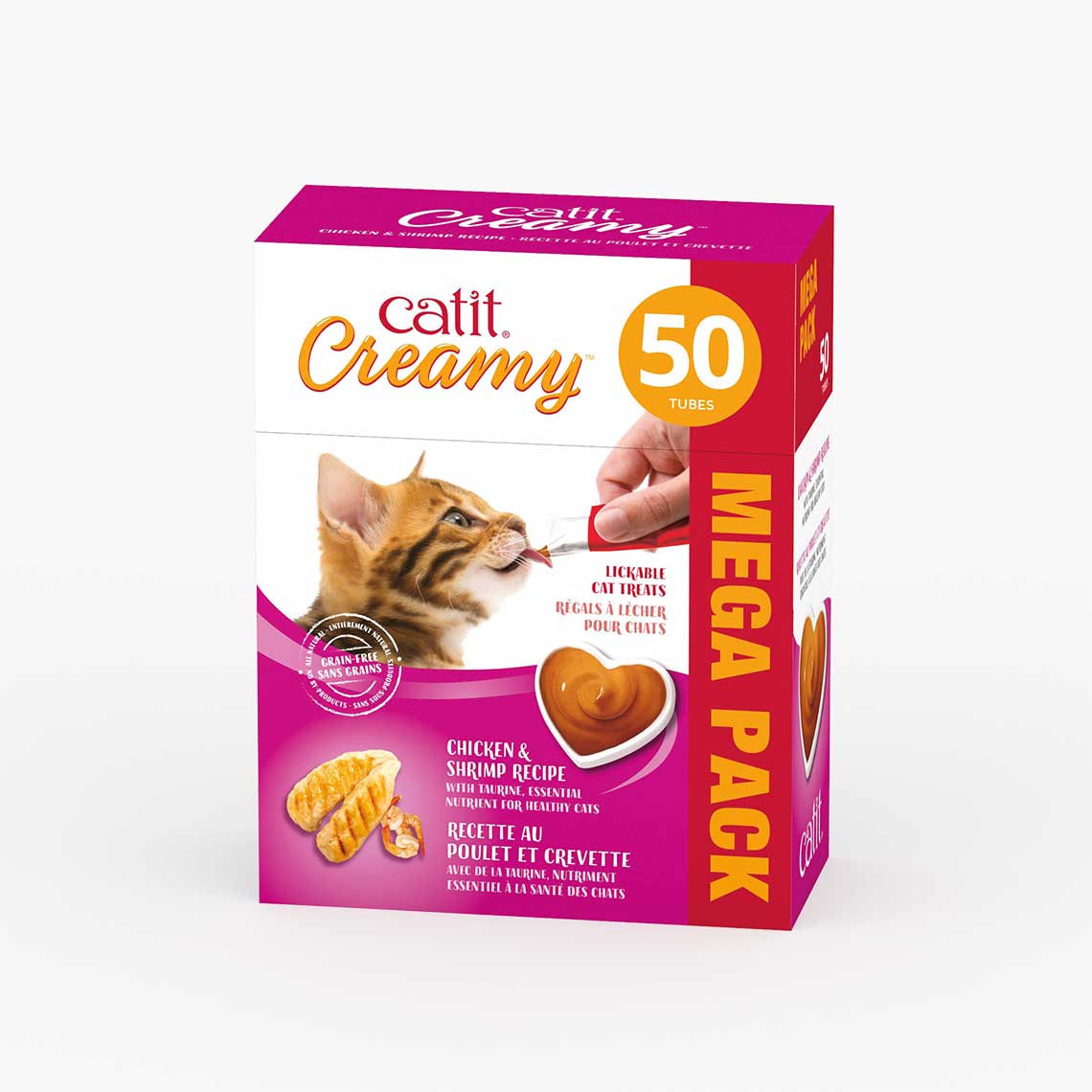 Régals Catit Creamy – paquet de 50 (Saveur Variée) - La niche&amp;moi