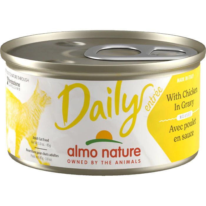 Almo Nature Daily pour Chat avec Poulet en Sauce 85 g.