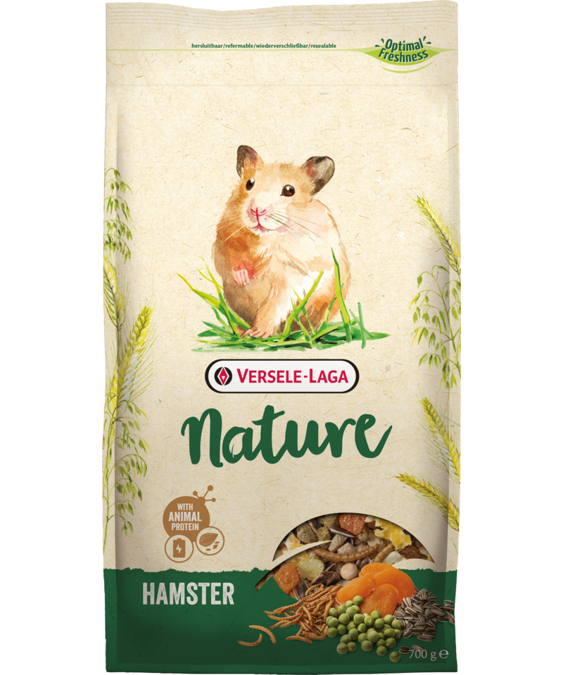 Varied, cereal-rich mixture for hamsters