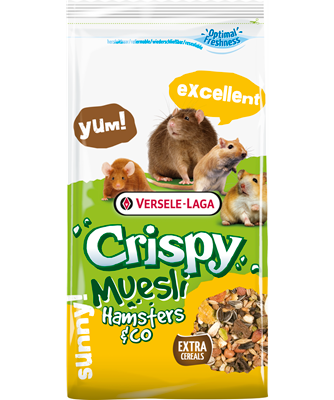 Crispy muesli hamsters, gerbilles, rats & souris 2.75KG