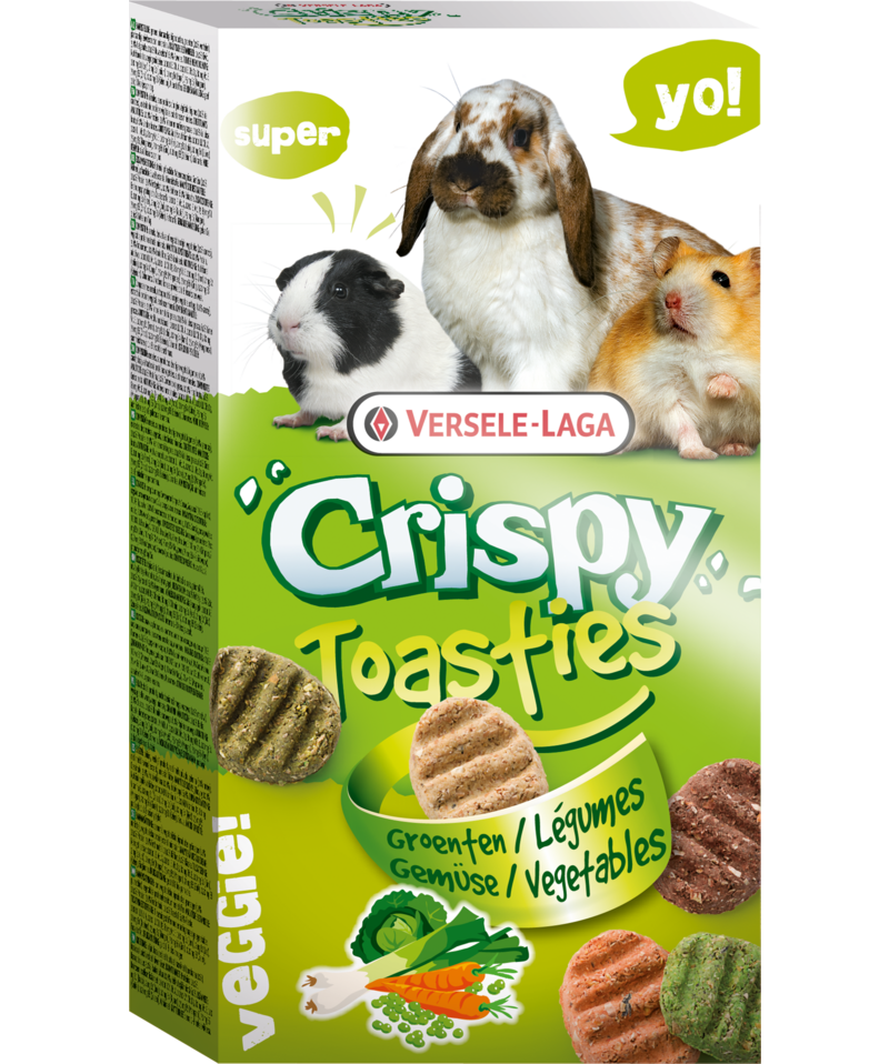 Crispy toasties aux légumes 150g - La niche&moi