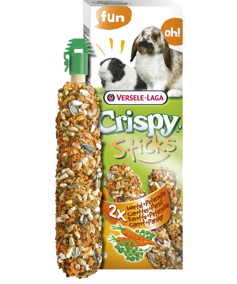 Crispy sticks carottes et persil 110g - La niche&amp;moi