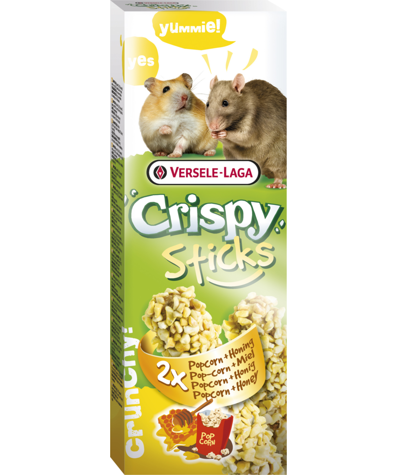 Crispy sticks popcorn et miel 100g - La niche&moi