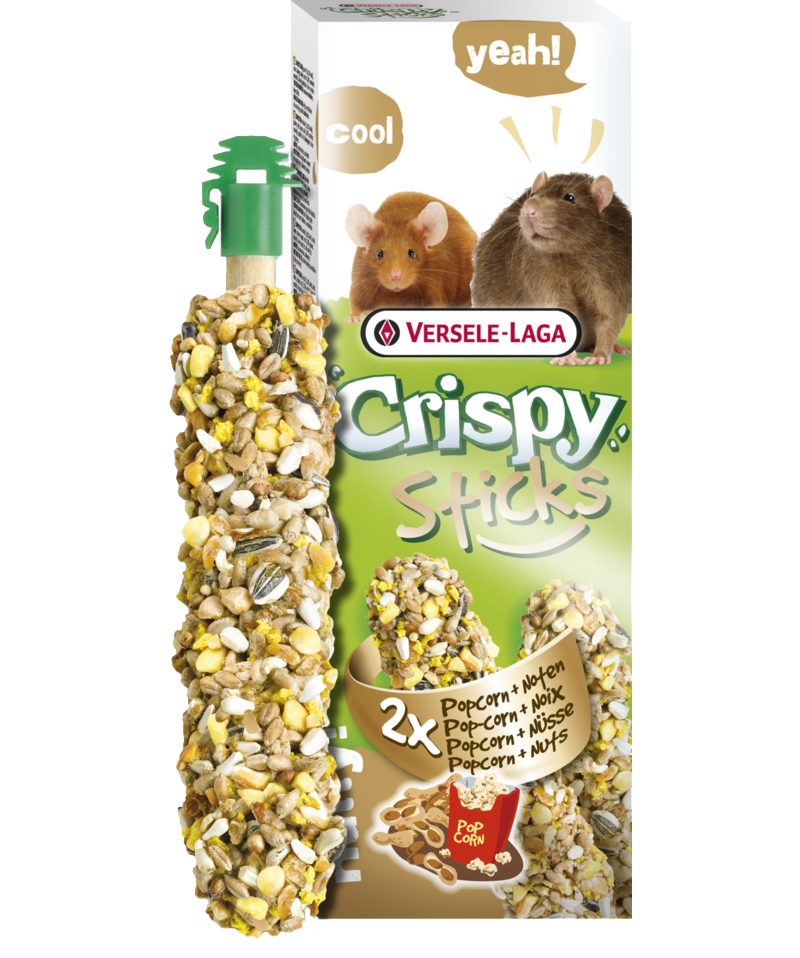 Crispy sticks popcorn et noix 110g - La niche&amp;moi